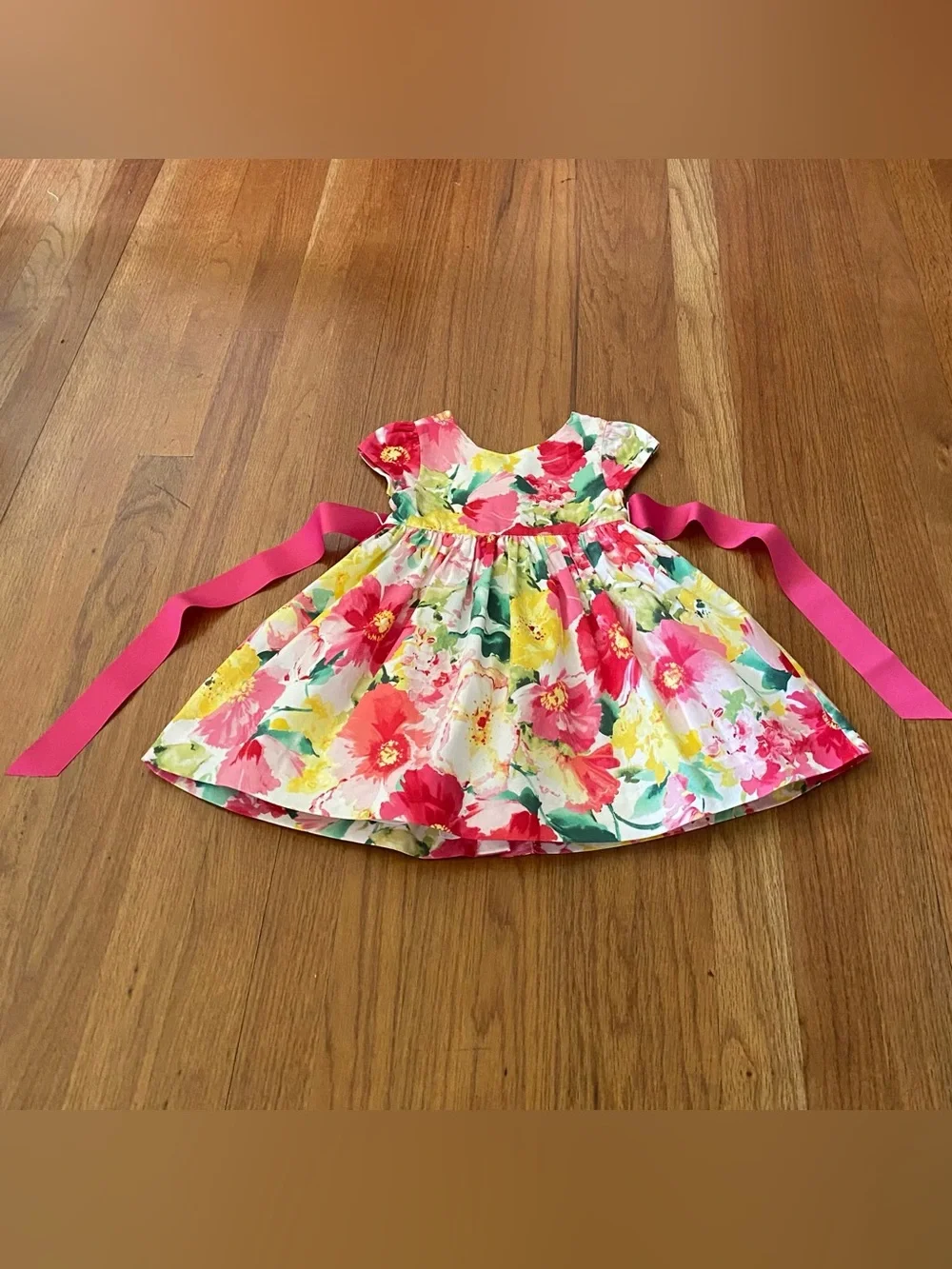 Ralph Lauren Floral Cotton Dress and Bloomers Set